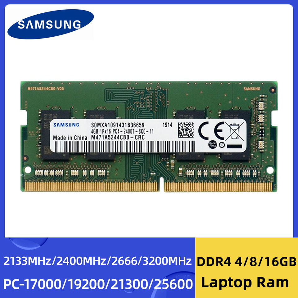 Samsung-ノートブックSODIMMメモリ,ddr4,4gb,8gb,16gb,3200mhz,2666mhz