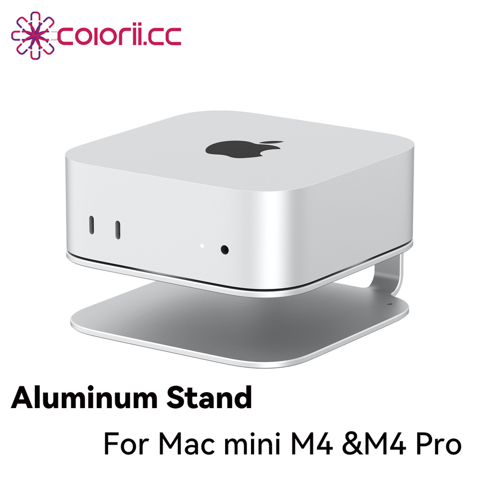 Mac mini デスクトップスタンド Mac Mini M4 /M4 Pro 2024 放熱アルミ