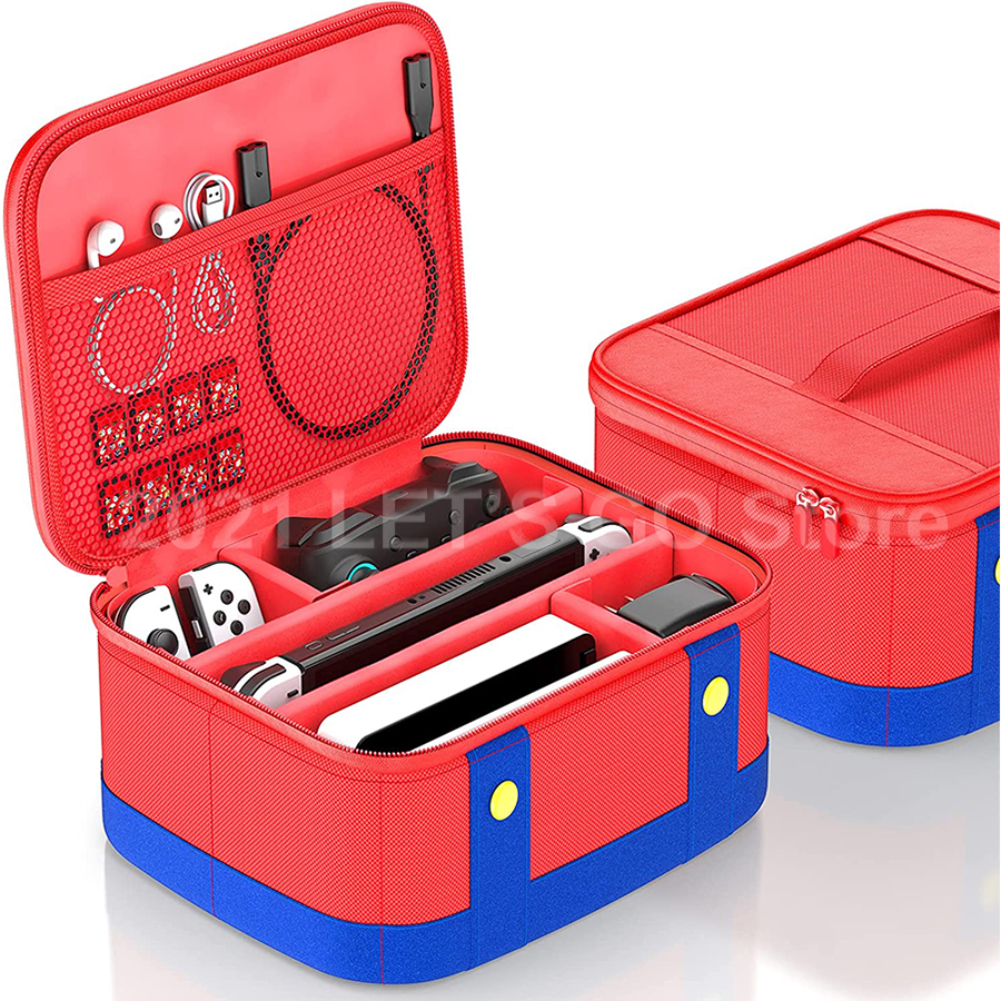 ニンテンドースイッチ＆OLEDトラベルキャリングケース ポータブル収納
