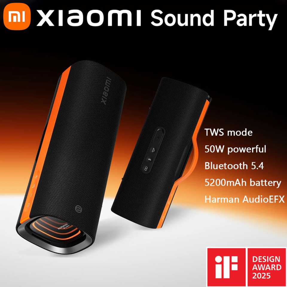 Xiaomi Sound Party IP67 Bluetooth 5.4 Harman AudioEFX TWS Stereo