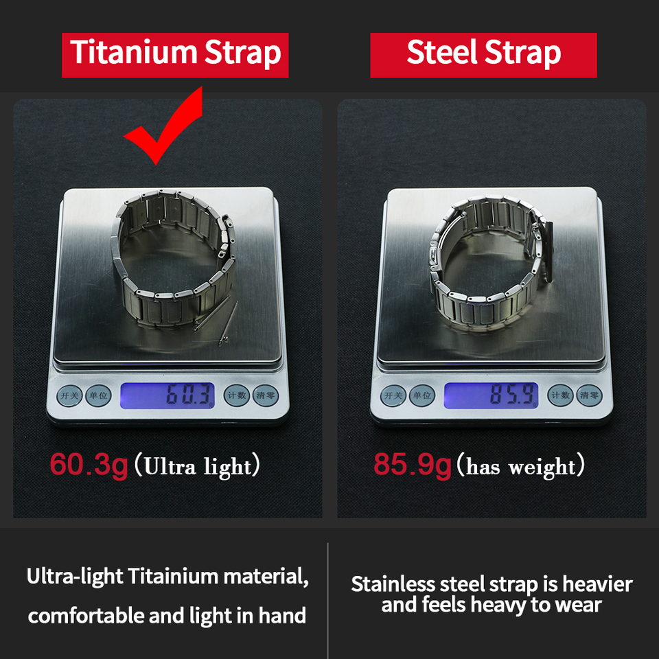 22mmチタン製ストラップ Huawei Watch GT6/GT6Pro/GT5/GT5Pro/GT4/GT3