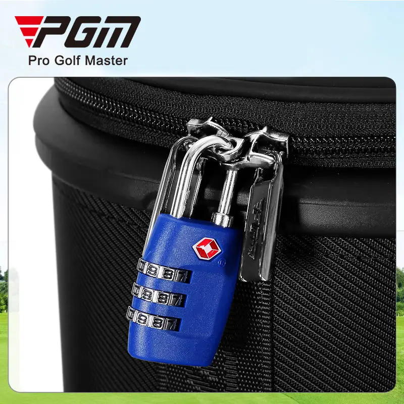 PGM Golf Bag Men Women Hard Shell Telescopic Four Wheel Flat Push