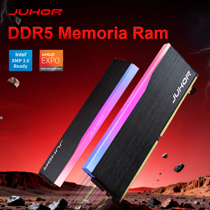 JUHOR DDR5 16GBx2 6000MHz 6400MHz RGB DDR5 32GB DIMM デスクトップ