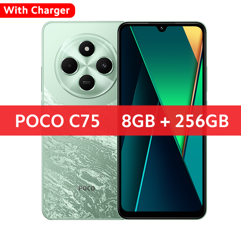 POCO C75 Global Version Smartphone NFC 128GB 256GB 6.88