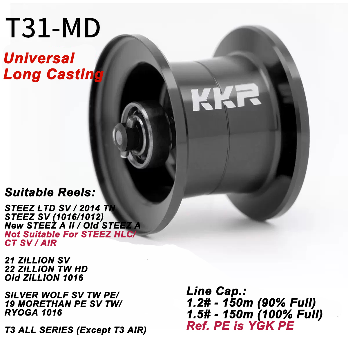 KKR DIY 軽量スプール SV/100/103/アルファスエア TW/ジッロン SV 1016