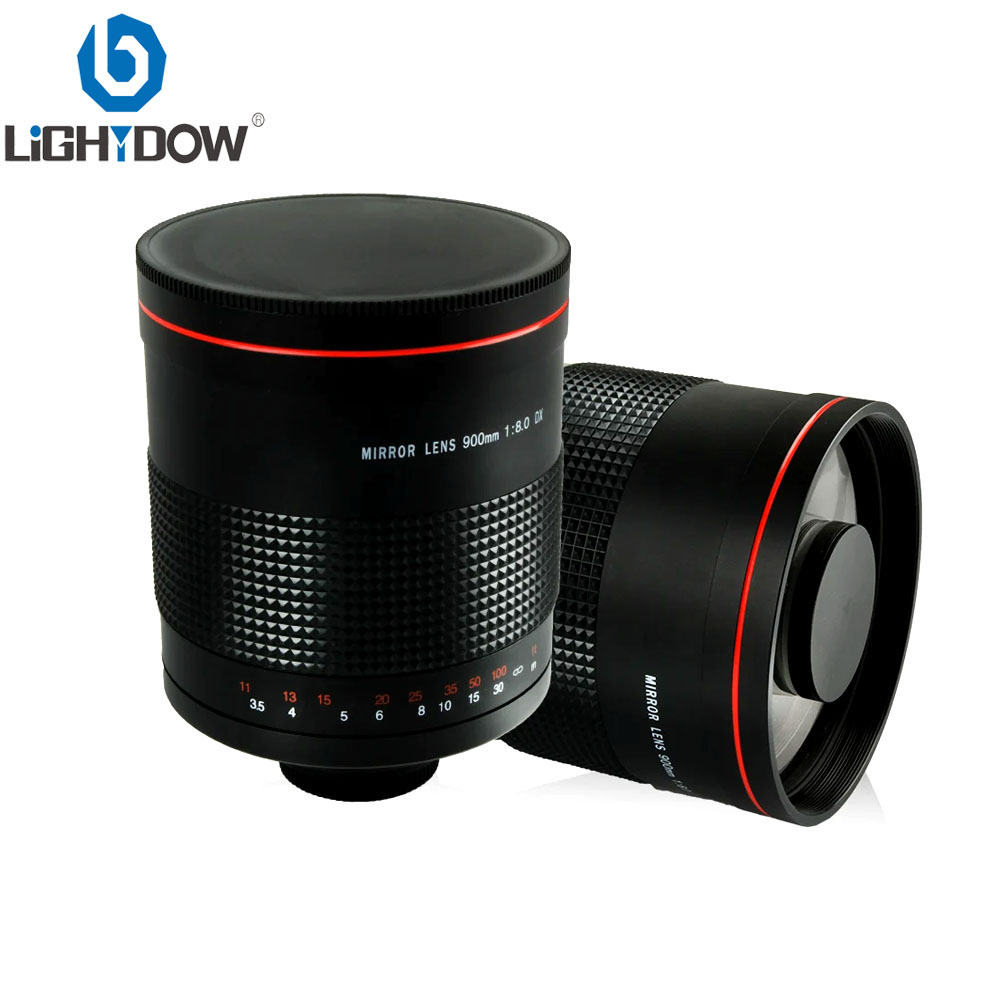 Lightdow Super Telephoto Mirror Lens 900mm F8.0 Camera Lens With