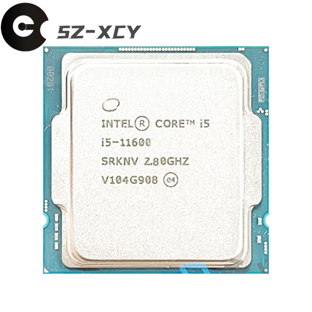 Intel Core i5 11600 cpuプロセッサ,6コア,12スレッド,2.8ghz,lga 1200