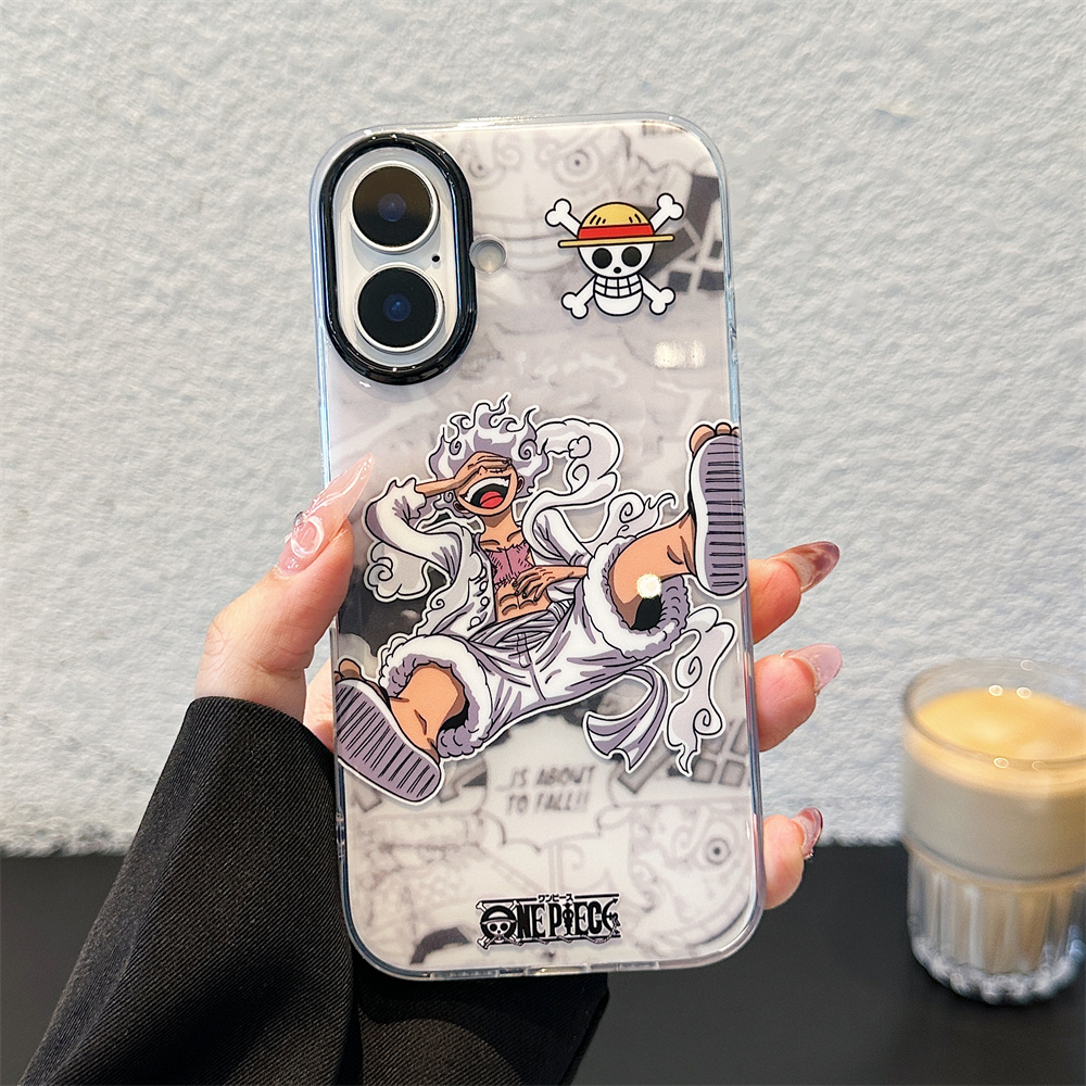 アニメ ワンピース ルフィ シリコン製スマホケース iPhone 11 12 13 14