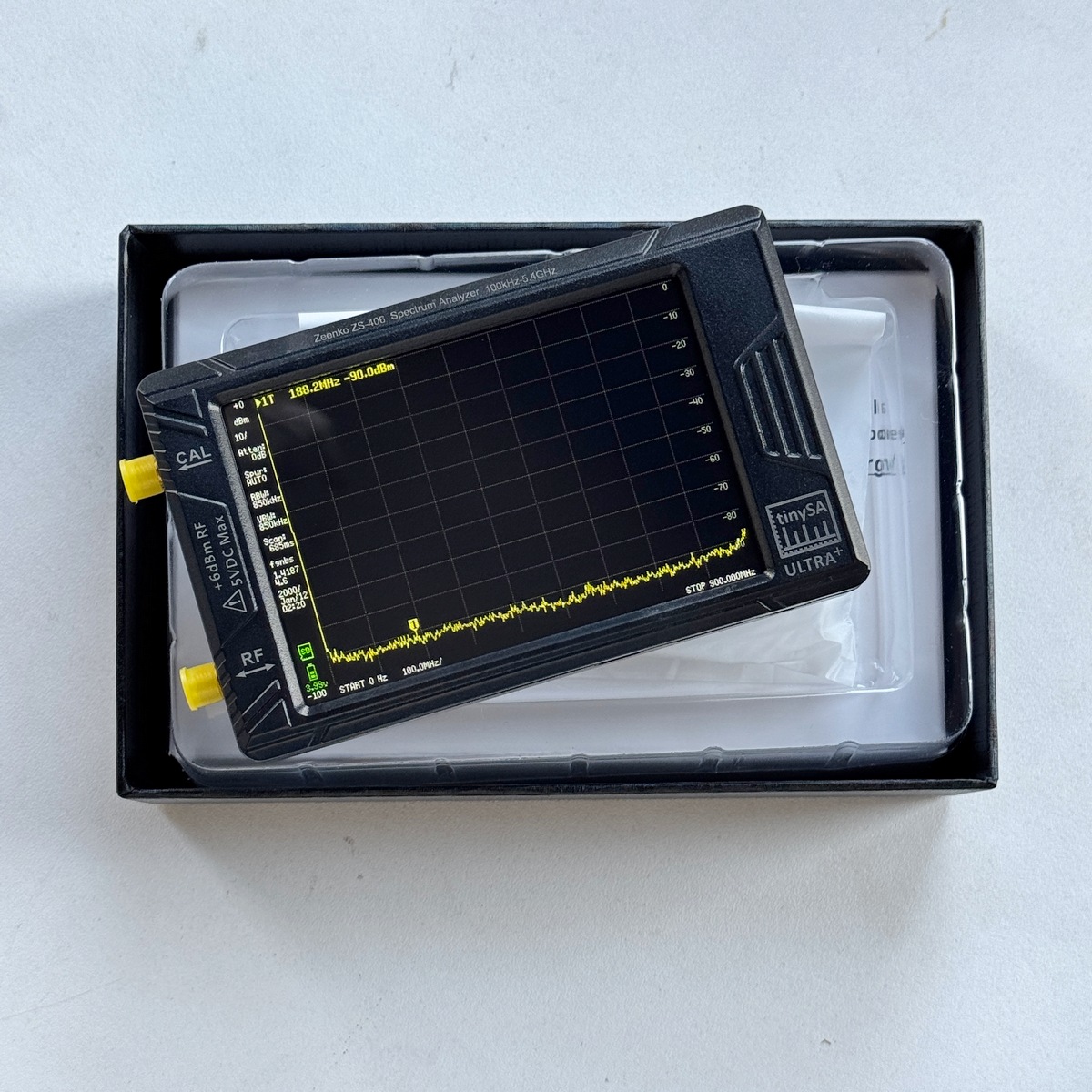 Tinysa-ポータブルスペクトラムアナライザー,ultra plus,ZS-406, ZS