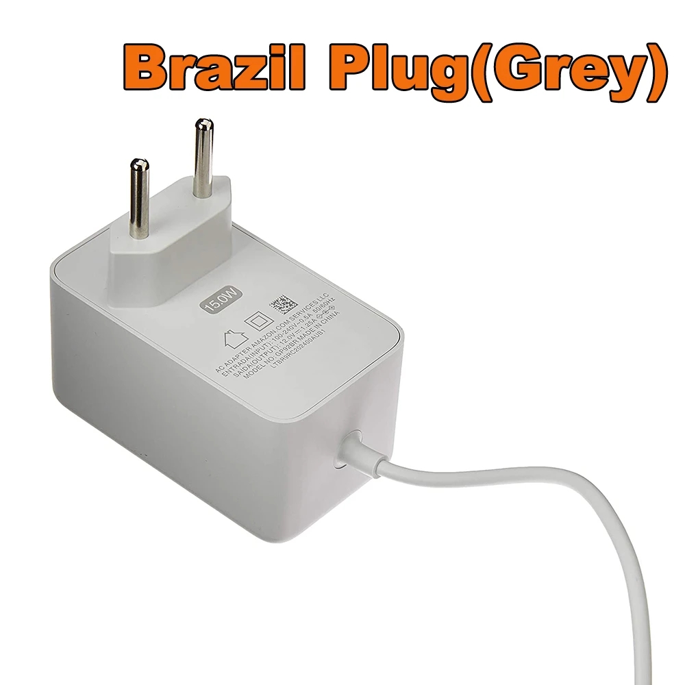 Amazon Echo Dot第3世代、Show 5、Dot 3、Spot用の15W電源ACアダプター