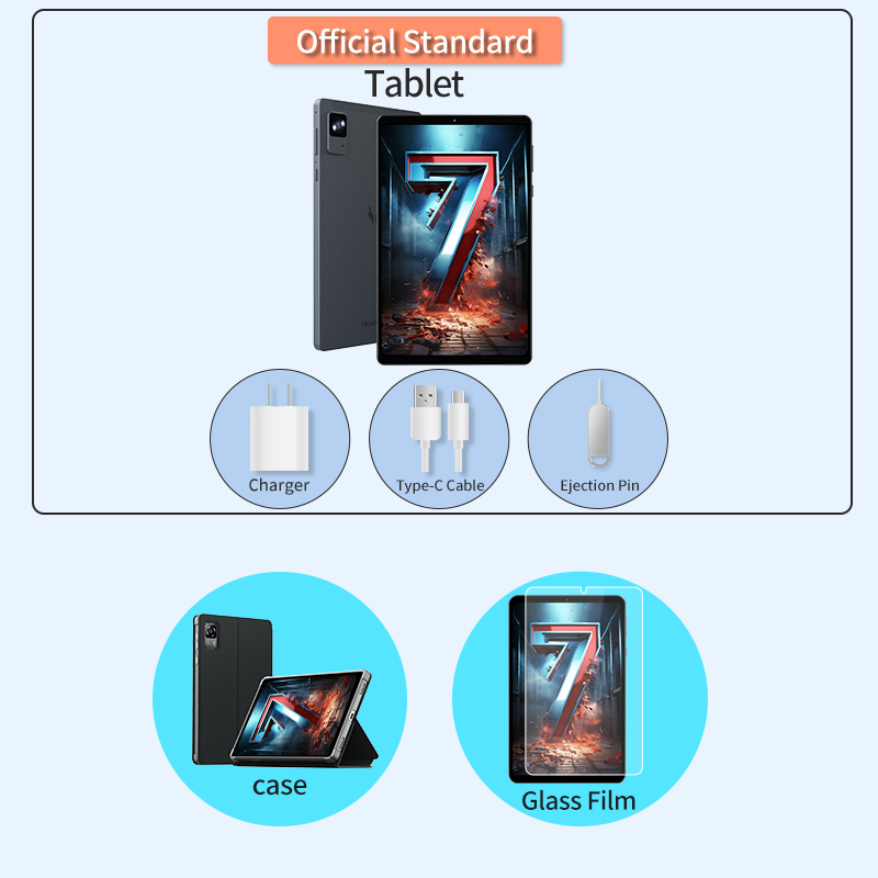 Headwolf FPad7 PRO Android 15タブレット 8インチ 2.5K HD 最大16GB+