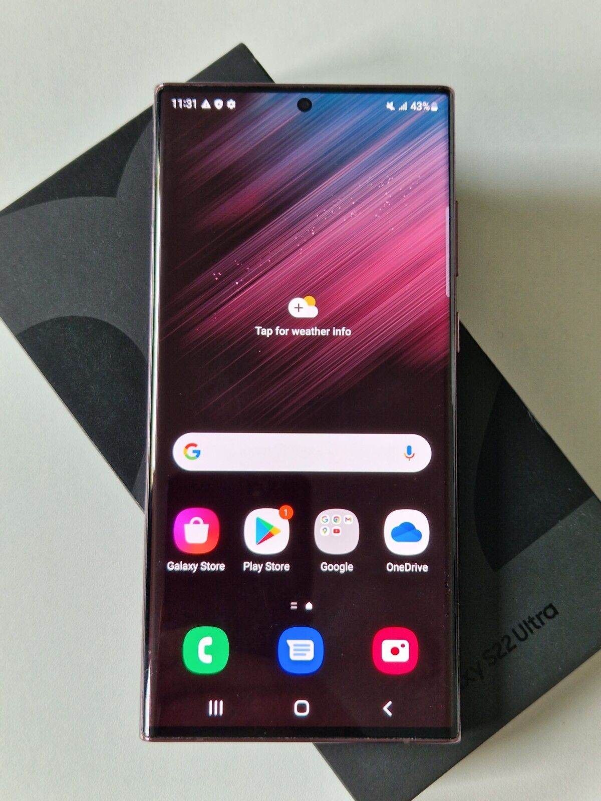 Samsung Galaxy S22 Ultra 5G グローバルバージョン デュアル Sim/2