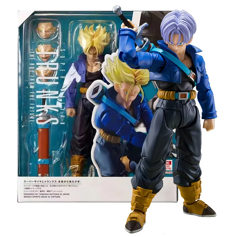 Shf-ドラゴンボールZのアクションフィギュア,超サイヤ人トランクス