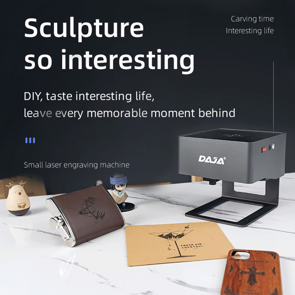 Daja dj6-レーザー彫刻機,CNC,DIYレーザー彫刻機,3000mW,高速ロゴ印刷
