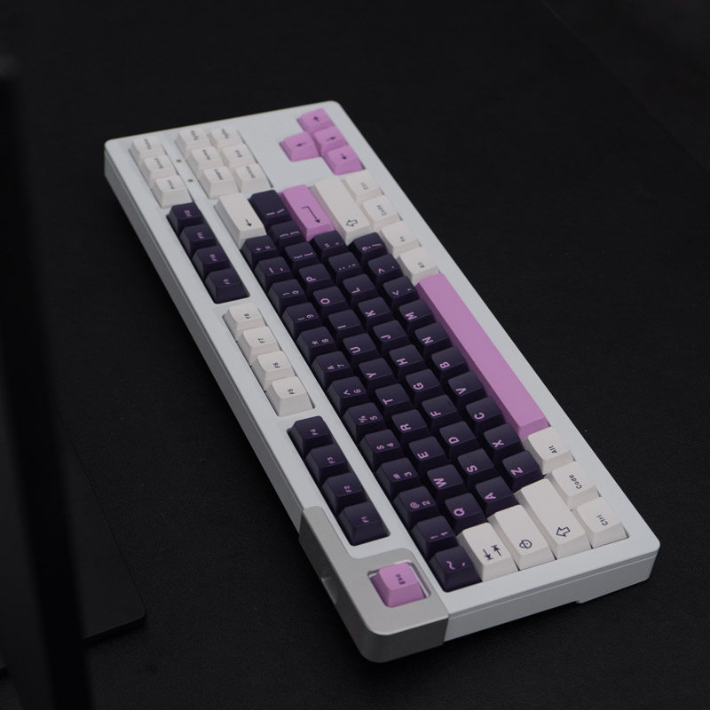 253 Keys GMK Amethyst Double Shot Keycaps For Mechanical Keyboard