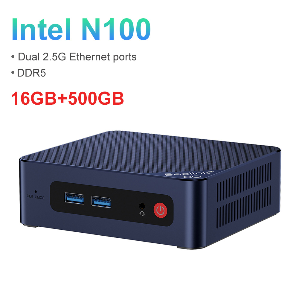 Beelink EQ13 Intel 12th N200 N100 DDR4 Mini PC 16GB 500GB SSD EQ12
