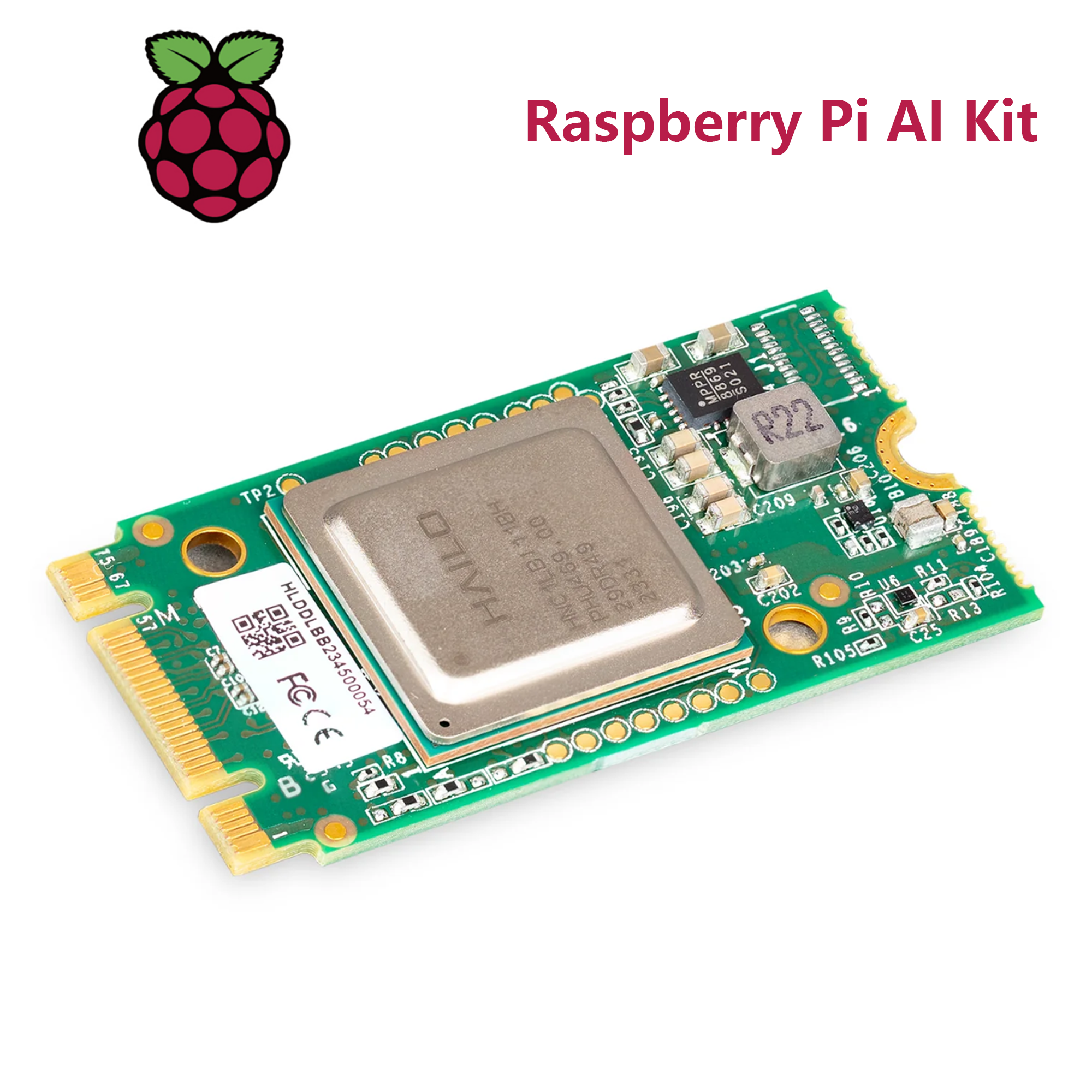 Raspberry pi 5 aiキット,m.2形式のhailo 8l,aiアクセラレーターと