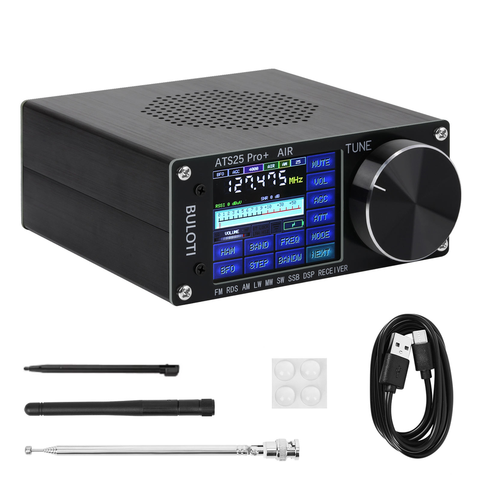 ATS25 Pro+ AIR 118Mhz-135.975Mhz Bluetooth version full radio
