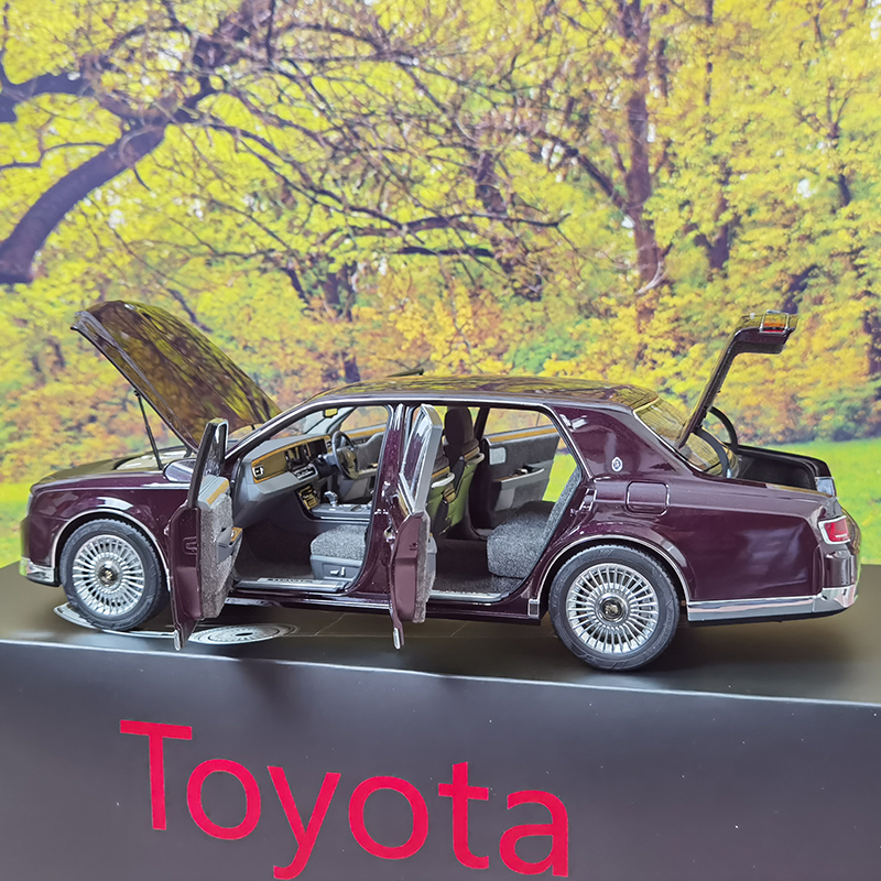 液晶1:18トヨタセンチュリー合金フルオープンカーモデルカーモデル友達