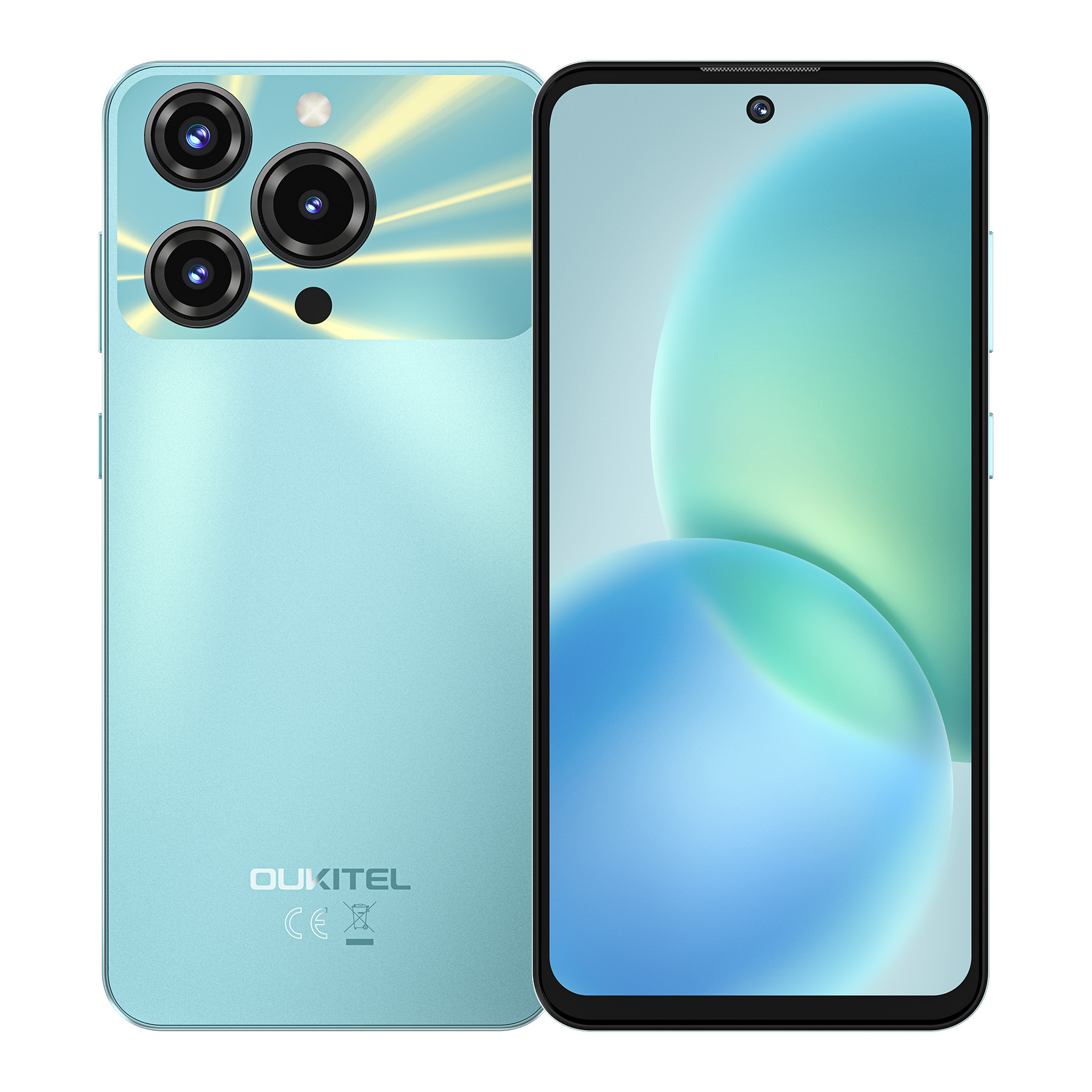 OUKITEL C69 Android 15 Smartphone, 7.2” HD+ Large Screen 24GB(8+16