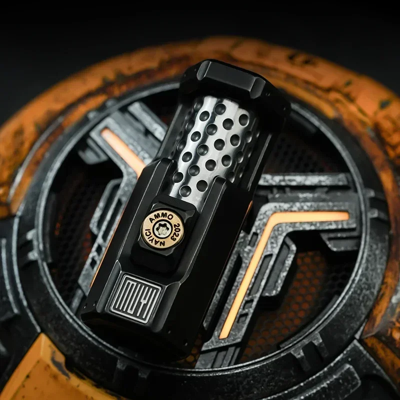 Muyi edcガンボルトプッシュエッグスライダーフィジェット、チタン合金