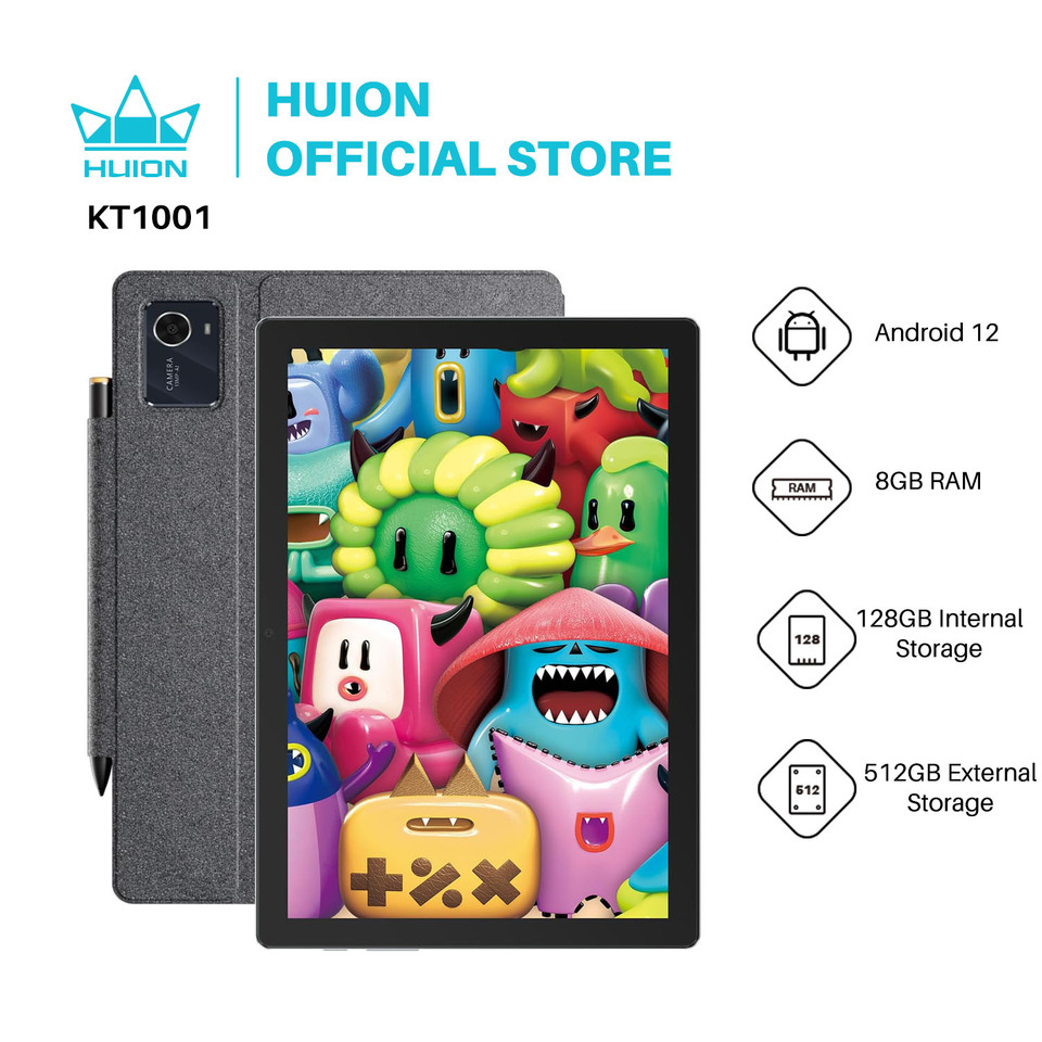 HUION Kamvas Slate 10 Standalone Drawing Tablet No Computer Needed