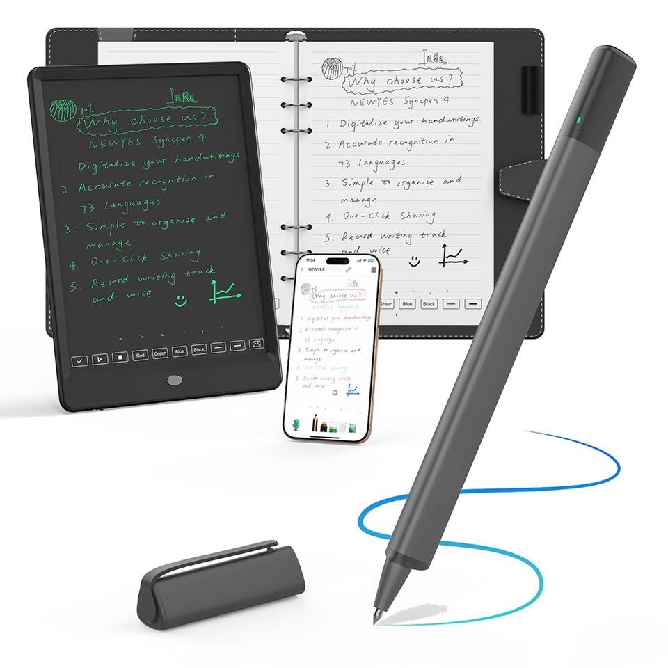 NEWYES SyncPen 4 Smart Pen with Digital Notebook Digital Pen Sync