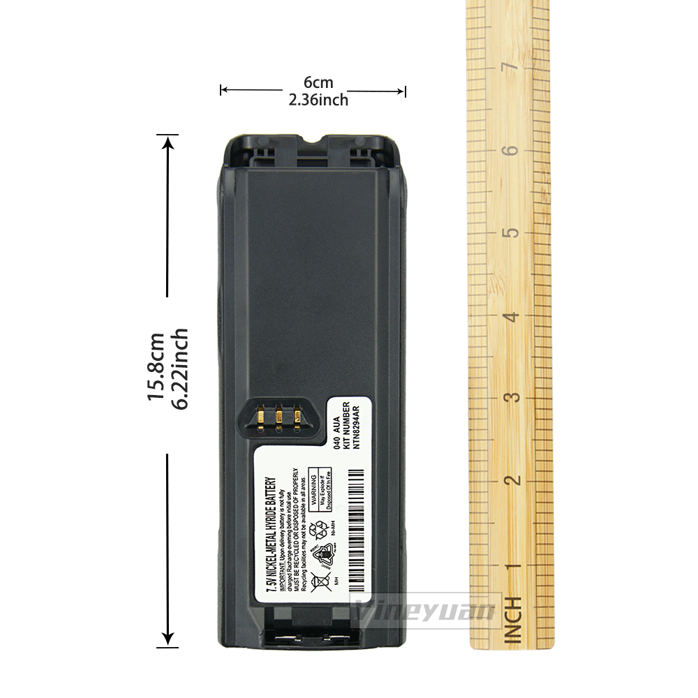 1800mAh NTN8294AR Ni-MH Battery for MOTOROLA XTS3000 XTS3500