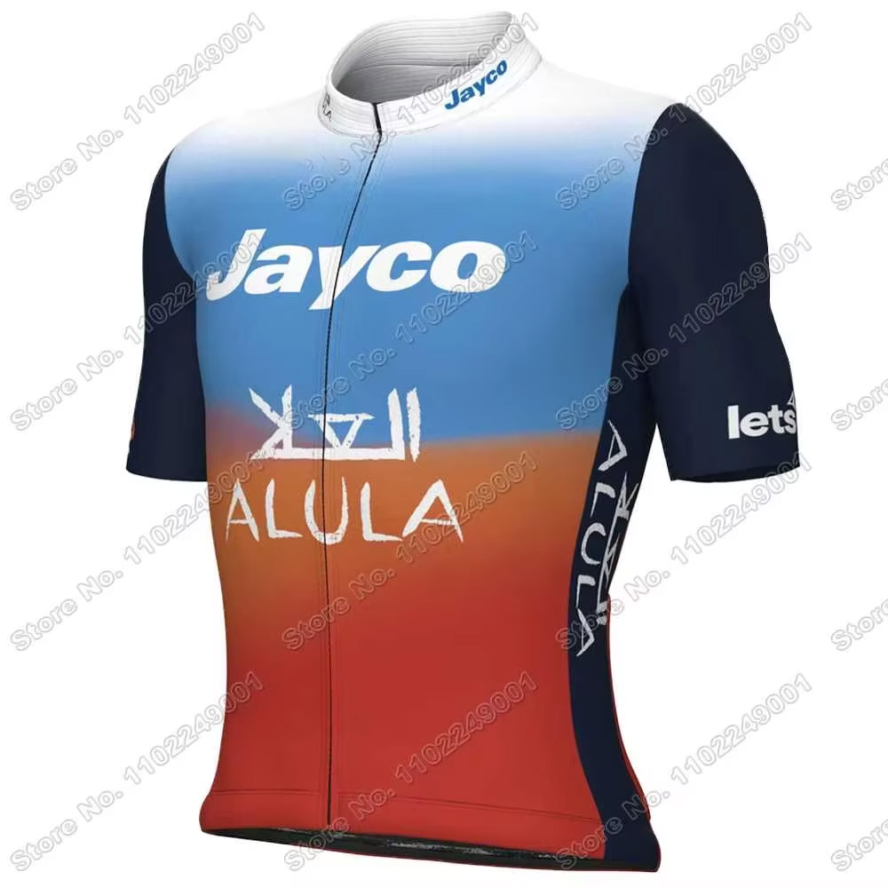 2026 Jayco AlUla Cycling Jersey Set Men Italy France Spain Tour