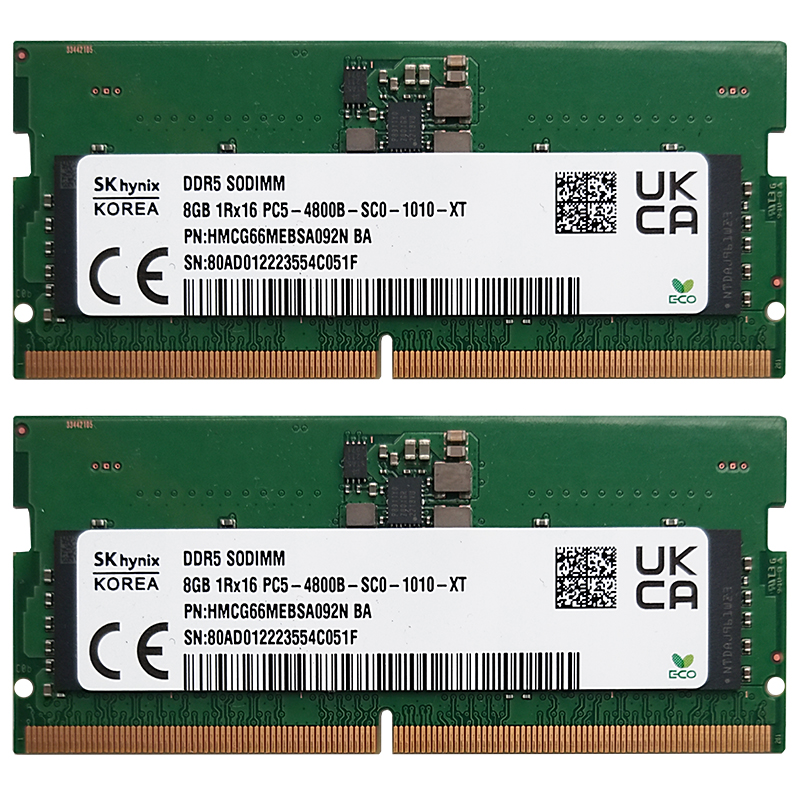 SK hynix DDR5 8GB 16GB 4800MHz RAM 1Rx16 PC5 - 4800B 1.1V Laptopk