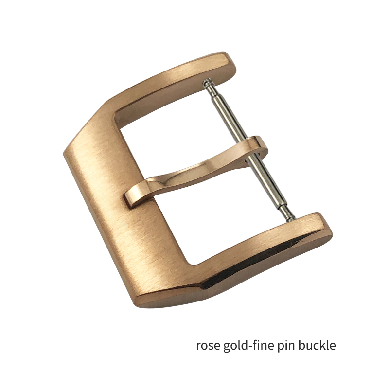 Iwc用ステンレススチールピンバックル付きレザー腕時計,大型パイロット