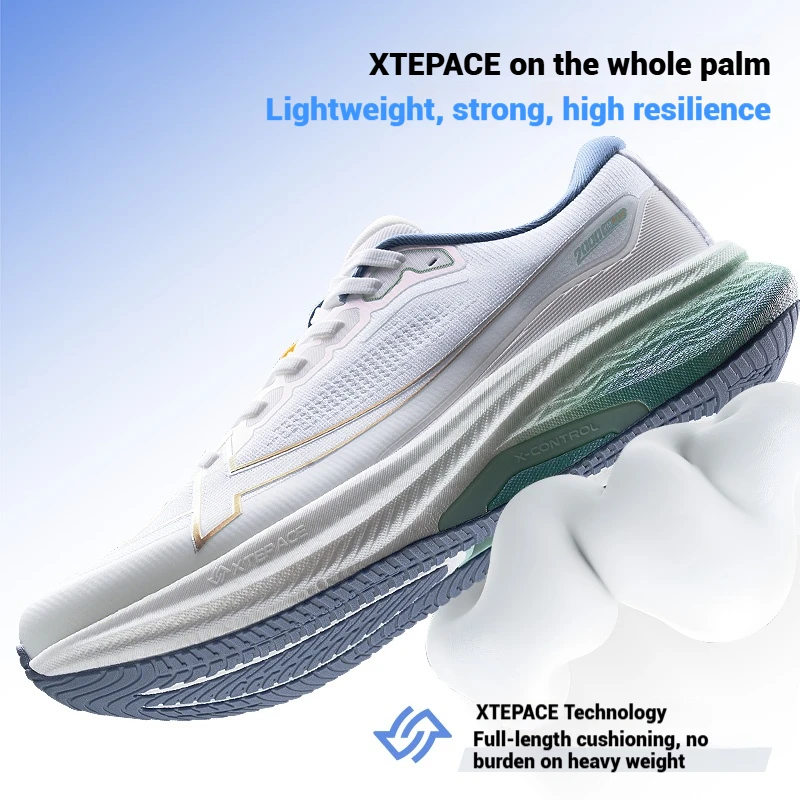 Xtep 2000km Plus Running Shoes 2025 New Spring Comfortable Anti