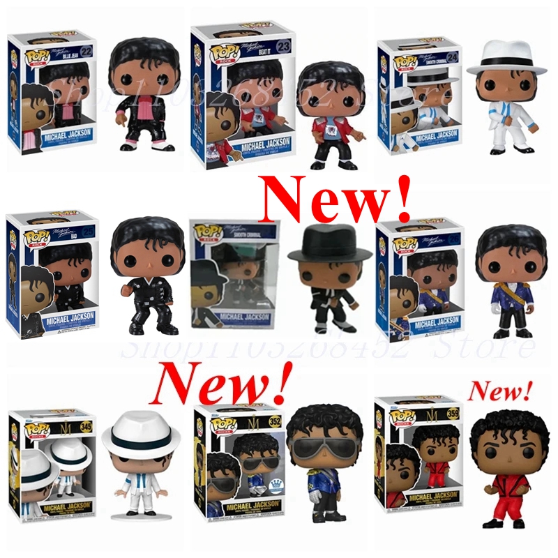 FUNKO POP Figures Michael Jackson #22 #23 #24 #25 #26 BEAT IT