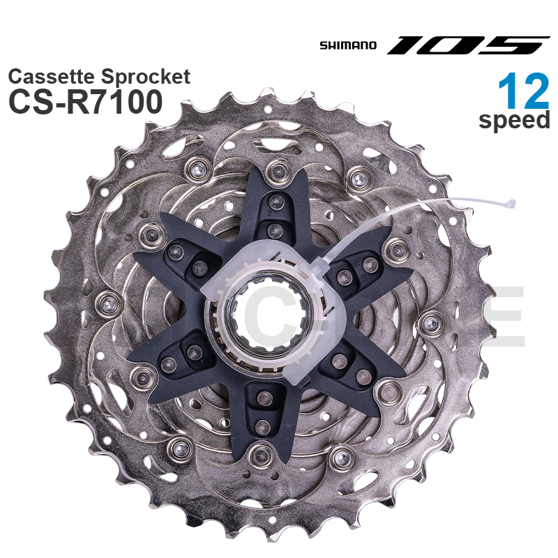 SHIMANO 105 12-speed Road Cassette Sprocket CS-R7100 CS-HG710-12