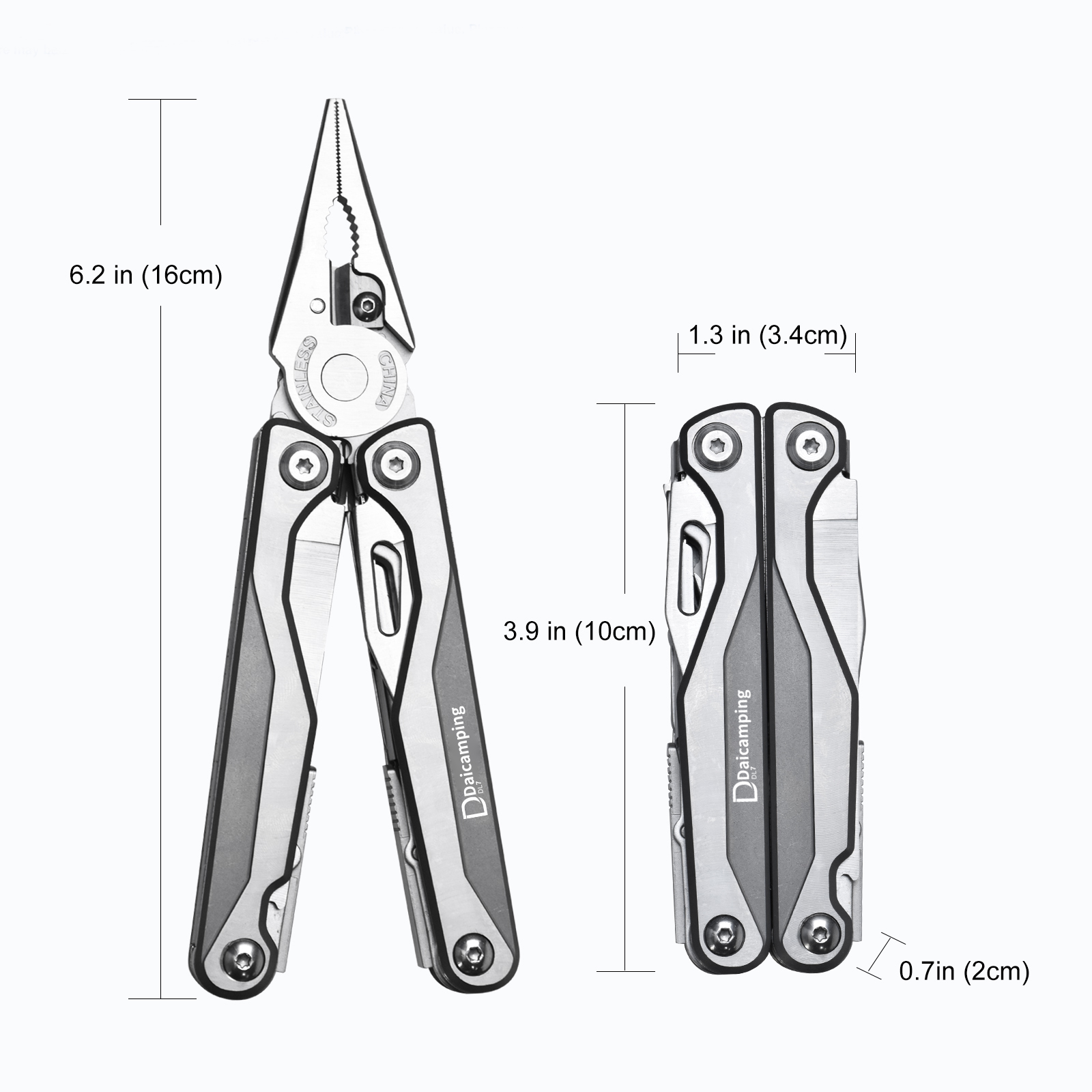 Daicamping DL7 Titanium Alloy Handle Outdoors Multi-tools Clamp