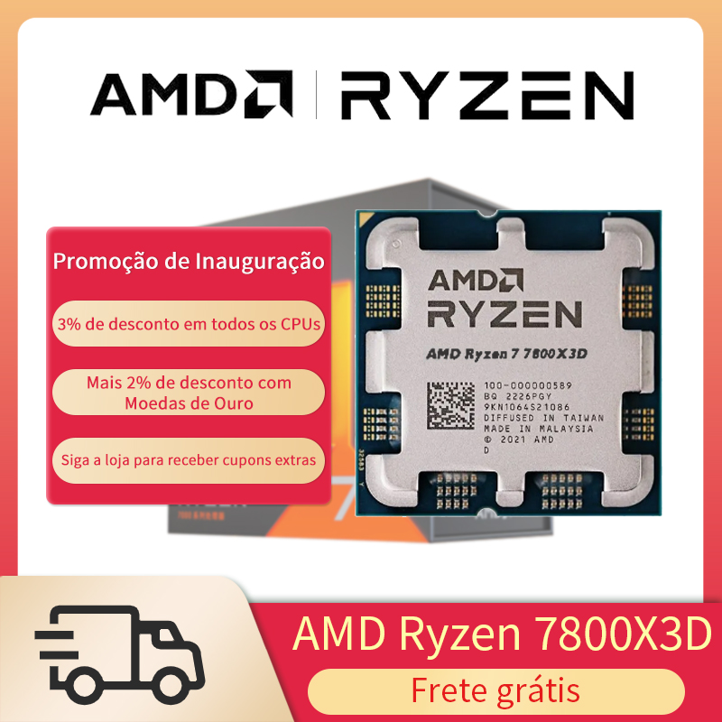 Amd-ゲーミングプロセッサAMDryzen 7,7800x3D cpu,8コア,16スレッド