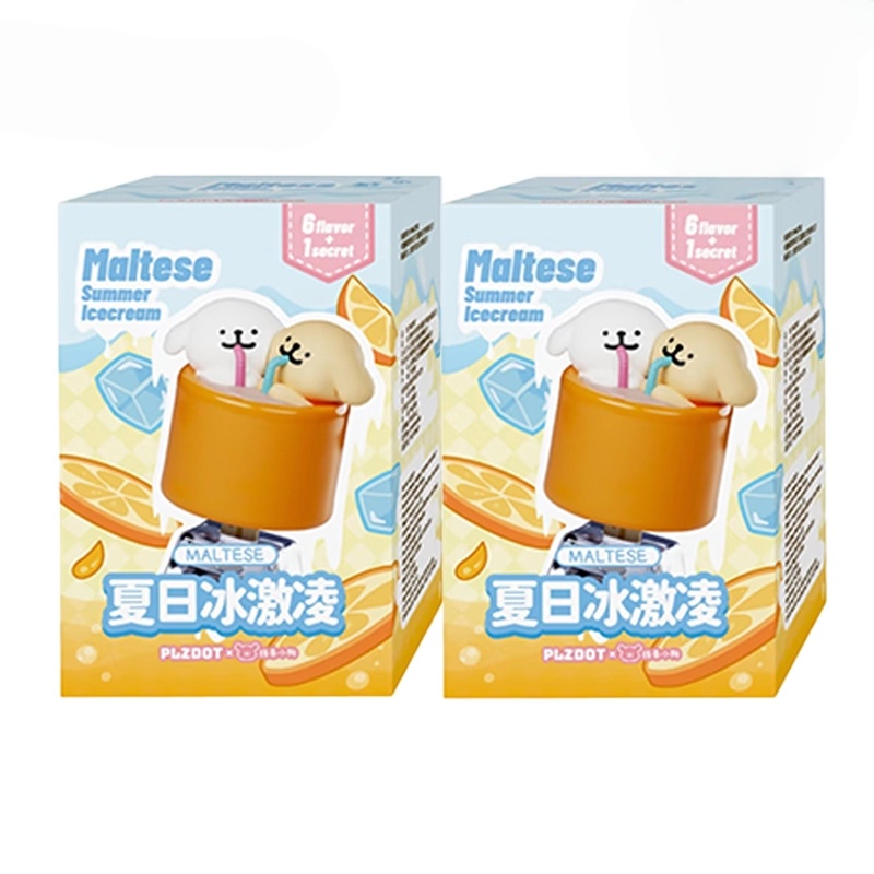 Pre Sale 30 Days Maltese Summer icecream Series Blind Box Mystery