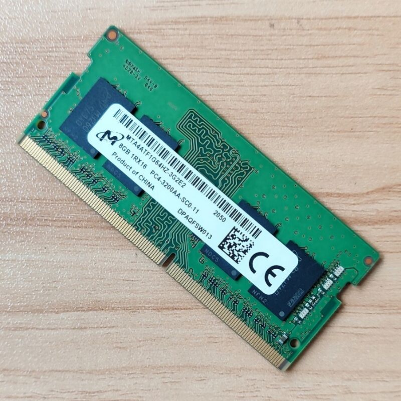Micron RAMS DDR4 8GB 3200MHz ラップトップ メモリ DDR4 8GB 1RX16
