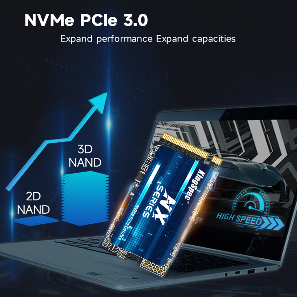 KingSpec M.2 NVMe PCIe 3.0 X4 SSD 256gb 1TB 128GB 512GB SSD M.2