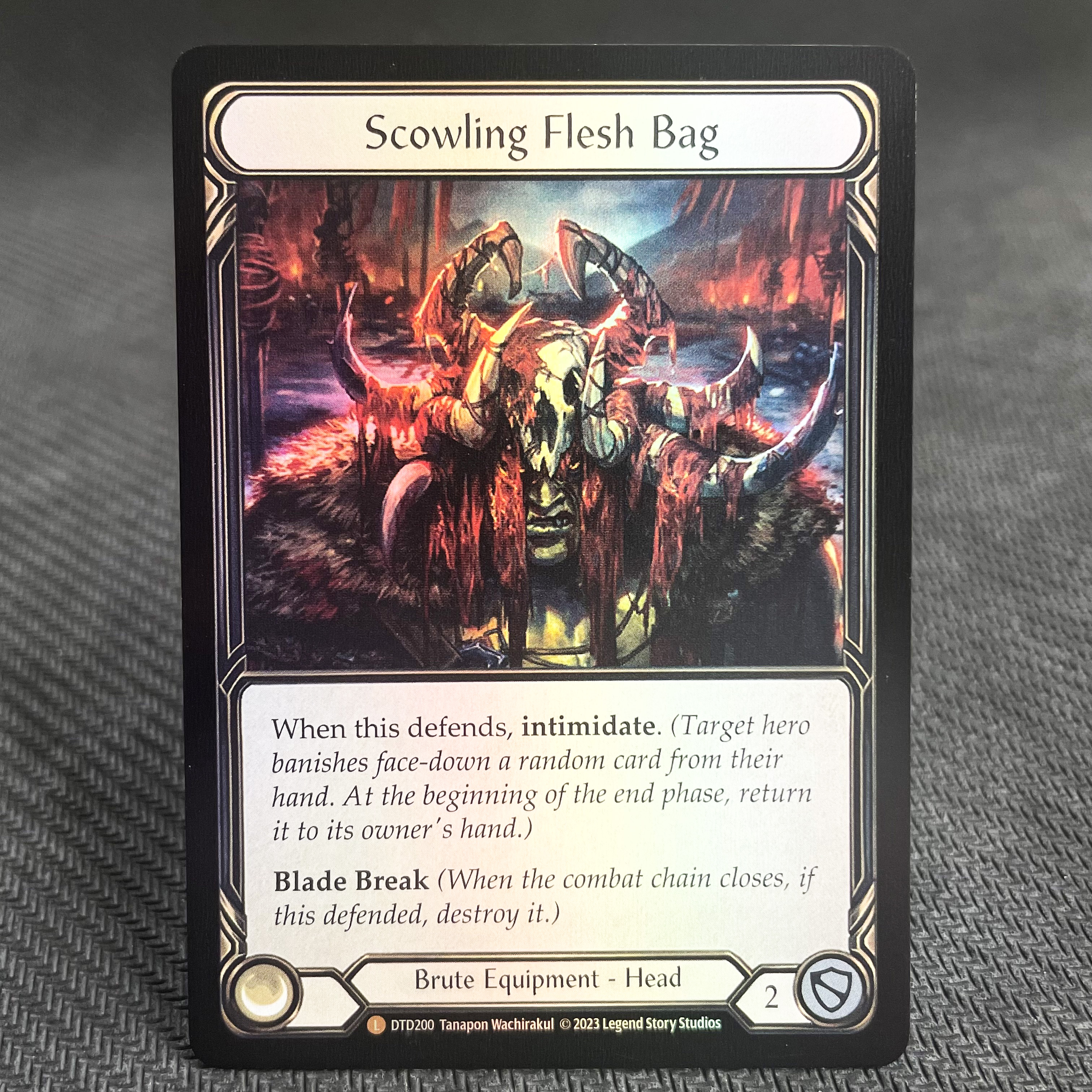 FAB Scowling Flesh Bag Flesh and Blood FAB Scowling Flesh Bag NM