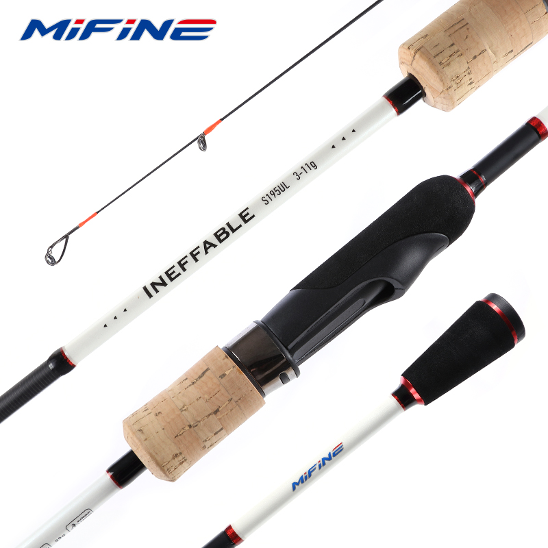 Mifine-超軽量スピニングフィッシングロッド,重量0-5g/1-7g/3-11g 1.8m