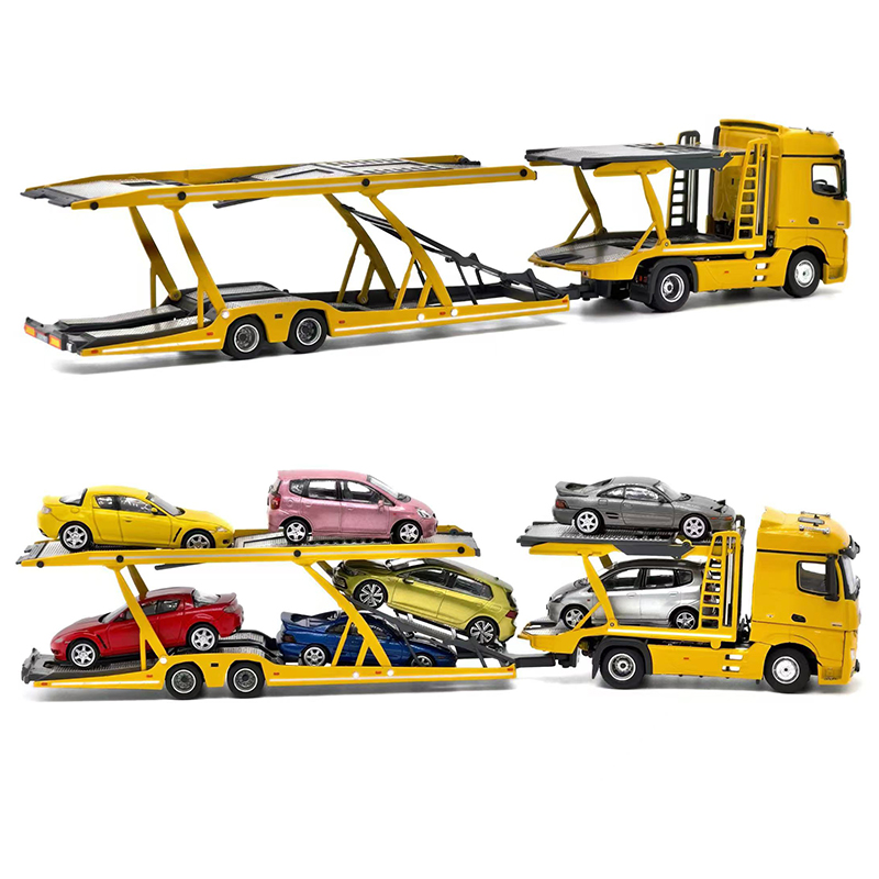 1/64 Alloy Die-casting Model Car Toy Benz Actros Gigaspace 4x2