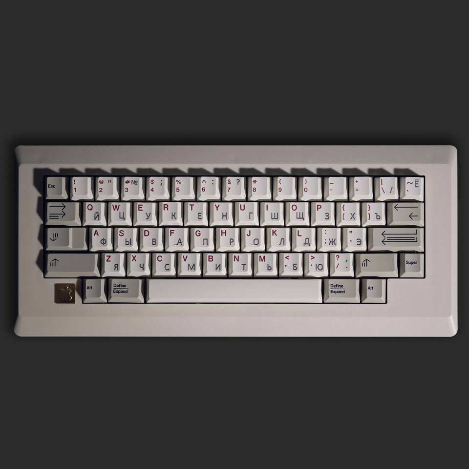 Keebox-キーボードキットM0110,レトロアップルキーボード,hhKB