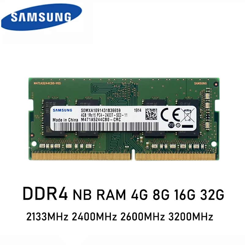 Samsung DDR4 4GB 8GB 16GB 32GB 64GB 2400mhz 2133 2666mhz 3200mhz