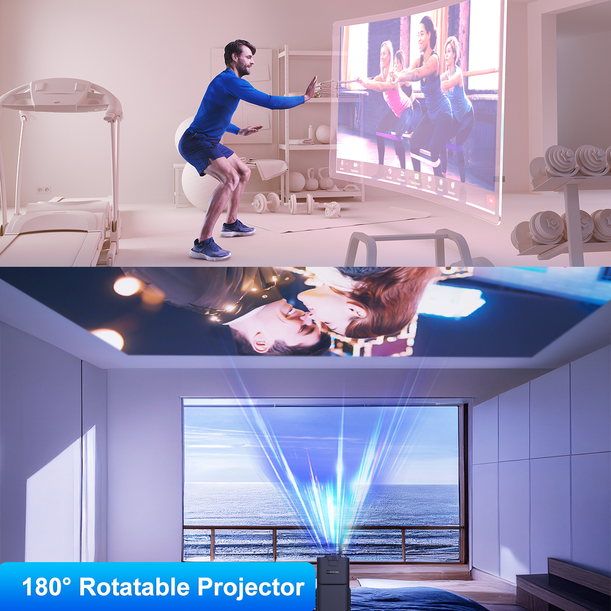 Magcubic HY320 プロジェクター 4K Android 11 ネイティブ 1080P