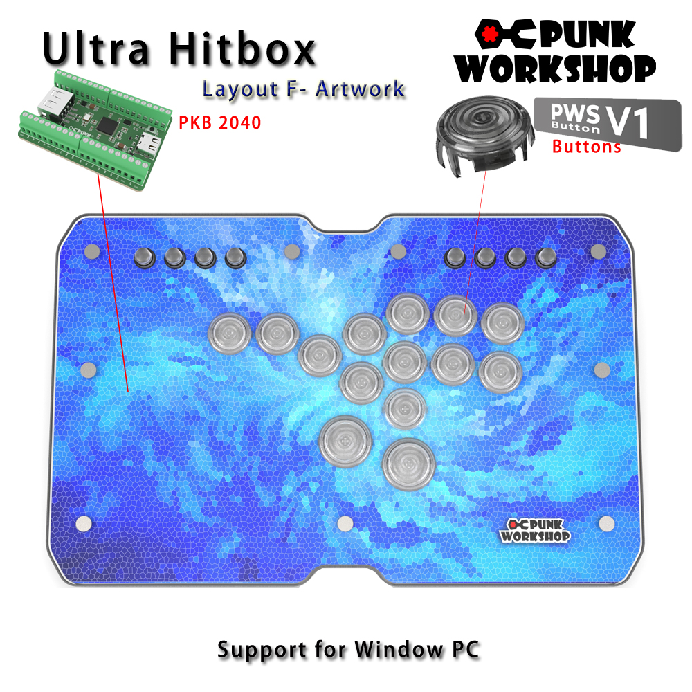 Punk Workshop ULTRA BOX レバーレス コントローラー HitBox SOCD 対応