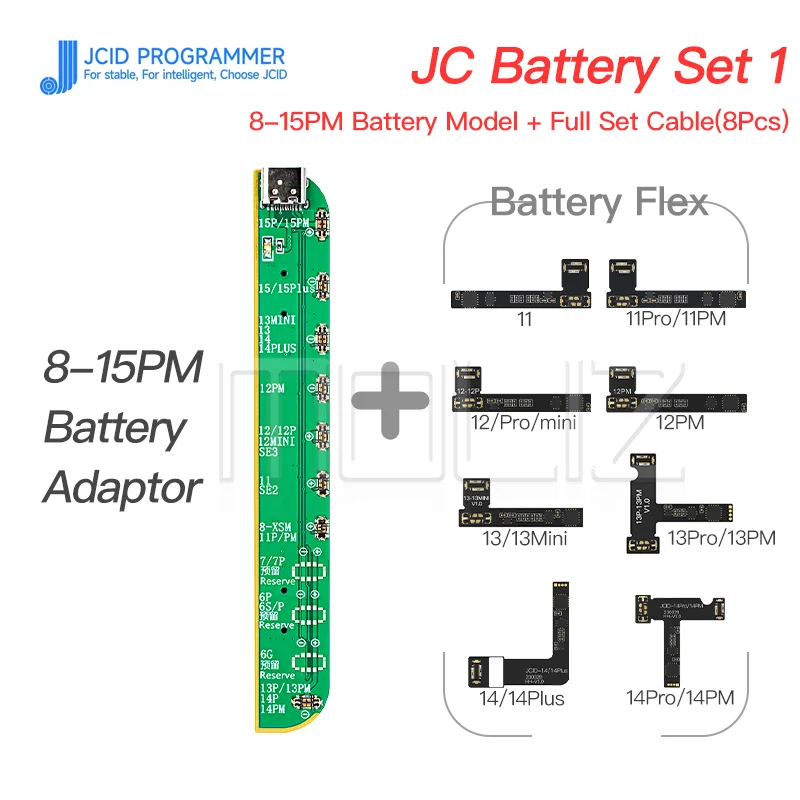 Jc jcid v1s pro v1seバッテリー修理ボード,iPhone SE 11-14用の