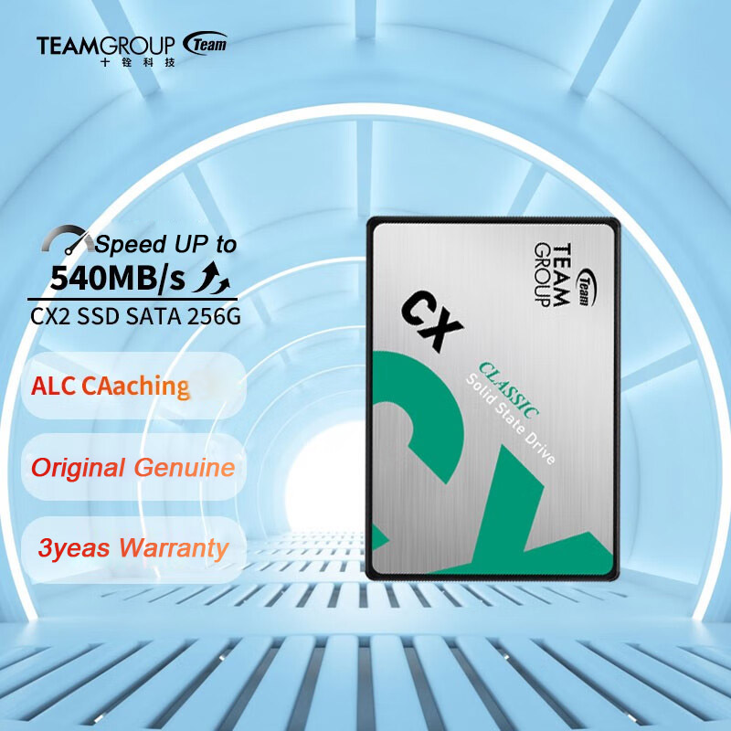 TeamGroup SSD CX2 256GB 512GB 1TB 2TB 2.5inch SATA III 3D NAND