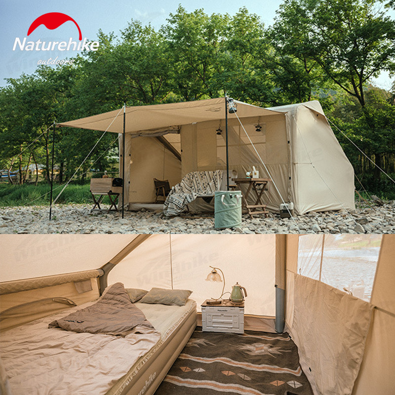 Naturehike Air12Y インフレータブルテント 2-4 人綿布テント屋外