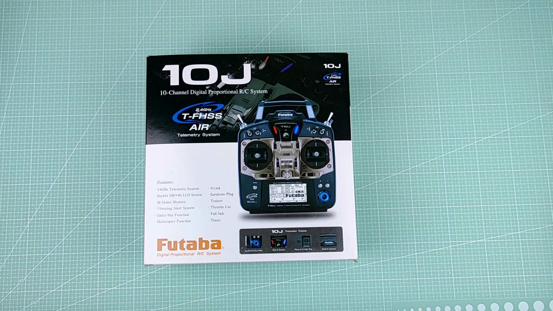 Futaba T10J 10J with R3008SB Receive 10 Channel 2.4GHz Radio